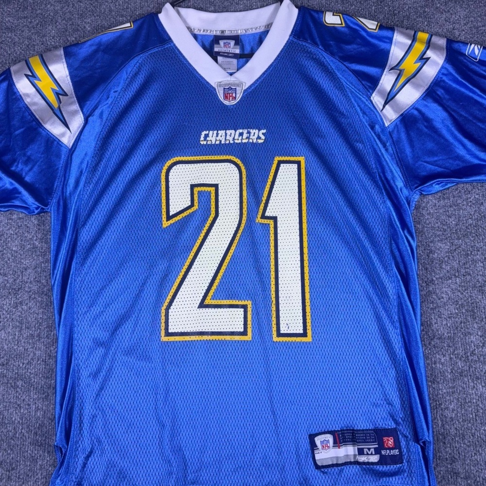 Vintage Reebok NFL San Diego Chargers LaDainian Tomlinson 21 Jersey Blue Medium